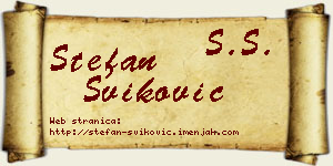 Stefan Šviković vizit kartica